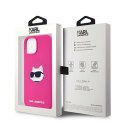 Karl Lagerfeld KLHMP15MSCHPPLF iPhone 15 Plus / 14 Plus 6.7" różowy/fuschia hardcase Silicone Choupette Head MagSafe