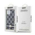 DKNY DKHMP15MHCPTSK iPhone 15 Plus / 14 Plus 6.7" czarny/black hardcase IML Checkered Mono Pattern & Printed Stripes MagSafe