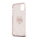 Karl Lagerfeld KLHCN61HKLPCHP iPhone 11 / Xr 6.1" różowy/pink hardcase IML Choupette Head & Monogram