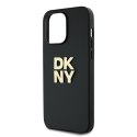 DKNY DKHCP14XPBSWSK iPhone 14 Pro Max 6.7" czarny/black hardcase Wrist Strap Stock Logo