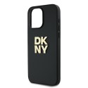 DKNY DKHCP15XPBSWSK iPhone 15 Pro Max 6.7" czarny/black hardcase Wrist Strap Stock Logo