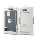 DKNY DKHCP15LPBSWSK iPhone 15 Pro 6.1" czarny/black hardcase Wrist Strap Stock Logo