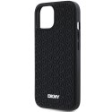 DKNY DKHCP15M3DRPWK iPhone 15 Plus 6.7" czarny/black hardcase 3D Rubber Repeat Pattern