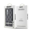 DKNY DKHCS24SPCPTSSK S24 S921 czarny/black hardcase Leather Checkered Mono Pattern & Printed Stripes