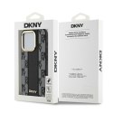 DKNY DKHMP15XPCPVSLK iPhone 15 Pro Max 6.7" czarny/black hardcase Leather Checkered Mono Pattern MagSafe