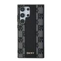 DKNY DKHMS24LPCPVSLK S24 Ultra S928 czarny/black hardcase Leather Checkered Mono Pattern MagSafe