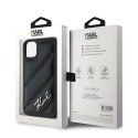 Karl Lagerfeld KLHCN61PQDSMGK iPhone 11 / Xr 6.1" czarny/black hardcase Diagonal Quilted Script