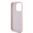 Karl Lagerfeld KLHCP15LPQDSMGP iPhone 15 Pro 6.1" różowy/pink hardcase Diagonal Quilted Script