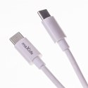 Maxlife ładowarka sieciowa PD QC MXTC-06-20C 1x USB-C 20W biała + kabel USB-C - USB-C 20W