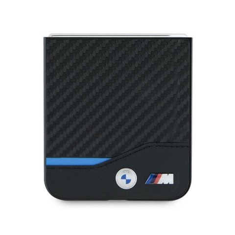 BMW BMHCZF622NBCK Z Flip6 F741 / Z Flip7 FE czarny/black hardcase Carbon Blue Line