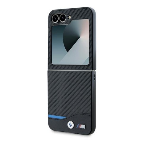 BMW BMHCZF622NBCK Z Flip6 F741 / Z Flip7 FE czarny/black hardcase Carbon Blue Line