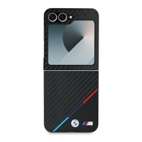 BMW BMHCZF623PUDTK Z Flip6 F741 / Z Flip7 FE czarny/black hardcase Carbon Tricolor
