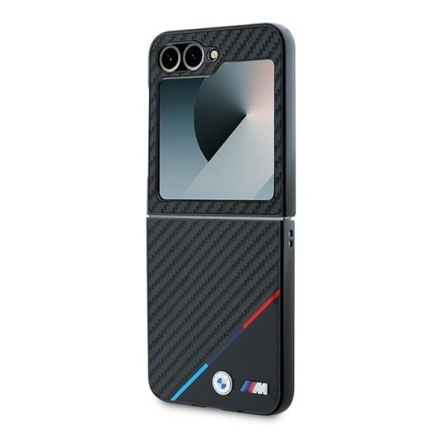 BMW BMHCZF623PUDTK Z Flip6 F741 / Z Flip7 FE czarny/black hardcase Carbon Tricolor