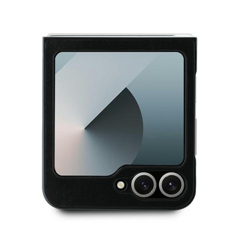 DKNY DKHCZF6PSMCSLK Z Flip6 F741 / Z Flip7 FE czarny/black lether matal stack logo