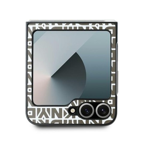 DKNY DKHCZF6PSOSPW Z Flip6 F741 / Z Flip7 FE brązowy/brown Repeat Pattern Bottom Stripe