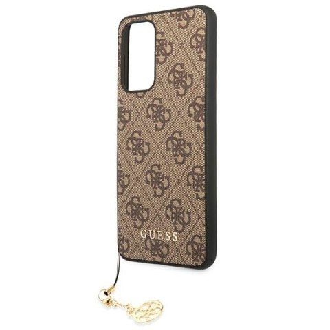 Guess GUHCA33GF4GBR A33 5G A336 brązowy/brown hardcase 4G Charms Collection