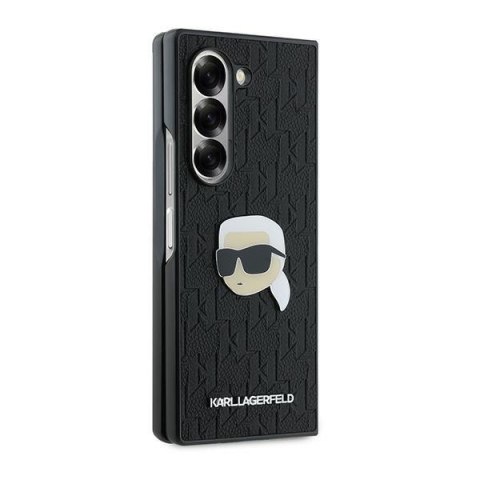 Karl Lagerfeld KLHCZFD6PGKSKIHK Z Fold6 F956 czarny/black hardcase Saffiano Monogram Head Pin