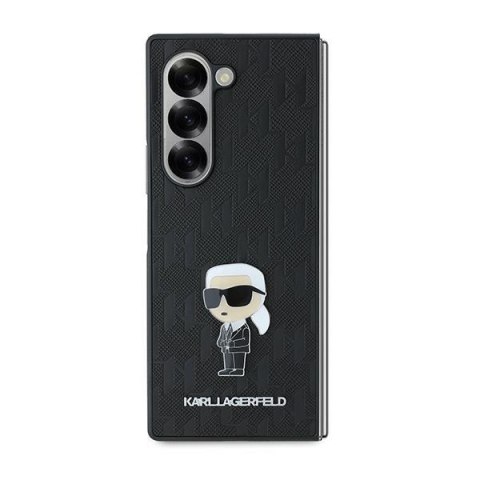 Karl Lagerfeld KLHCZFD6SAPKINPKK Z Fold6 F956 czarny/black hardcase Saffiano Ikonik Pin