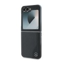 Mercedes MEHMZF623RBGVK Z Flip6 F741 / Z Flip7 FE czarny/black Leather Wood Imitation MagSafe
