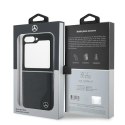 Mercedes MEHMZF623RBGVK Z Flip6 F741 / Z Flip7 FE czarny/black Leather Wood Imitation MagSafe