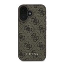 Guess GUHCP16MG4GFBR iPhone 16 Plus brązowy/brown HC PU 4G Classic