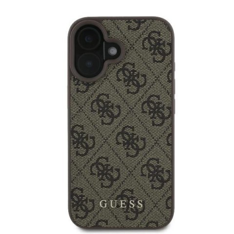 Guess GUHCP16MG4GFBR iPhone 16 Plus brązowy/brown HC PU 4G Classic