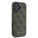 Guess GUHCP16MG4GFBR iPhone 16 Plus brązowy/brown HC PU 4G Classic