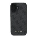 Guess GUHCP16MG4GFGR iPhone 16 Plus czarny/black HC PU 4G Classic