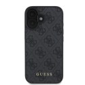 Guess GUHCP16SG4GFGR iPhone 16 czarny/black HC PU 4G Classic