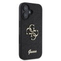 Guess GUHCP16SHG4SGK iPhone 16 6,1" czarny/black HC Fixed Glitter Big 4G