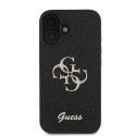 Guess GUHCP16SHG4SGK iPhone 16 6,1" czarny/black HC Fixed Glitter Big 4G