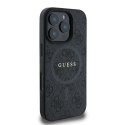 Guess GUHMP16XG4GFRK iPhone 16 Pro Max 6,9" czarny/black MagSafe PU 4G Ring Classic Logo