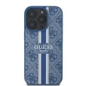 Guess GUHMP16XP4RPSB iPhone 16 Pro Max niebieski/blue MagSafe 4G Printed Stripes