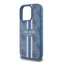 Guess GUHMP16XP4RPSB iPhone 16 Pro Max niebieski/blue MagSafe 4G Printed Stripes