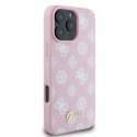 Guess GUHMP16XPGPYSP iPhone 16 Pro Max różowy/pink HC MagSafe PU Peony Script