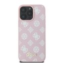 Guess GUHMP16XPGPYSP iPhone 16 Pro Max różowy/pink HC MagSafe PU Peony Script