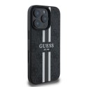 Guess GUHMP16LP4RPSK iPhone 16 Pro czarny/black MagSafe 4G Printed Stripes