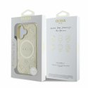 Guess GUHMP16SPSAPSMED iPhone 16 6,1" złoty/gold HC MagSafe Safiano Peony Classic Logo