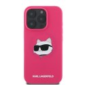 Karl Lagerfeld KLHMP16XSCHPPLF iPhone 16 Pro Max fuksja/fuschia HC MagSafe Sil Choupette Head Print