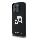 Karl Lagerfeld KLHMP16XSKCHPPLK iPhone 16 Pro Max czarny/black HC MagSafe Sil Double Heads Print