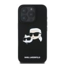 Karl Lagerfeld KLHMP16XSKCHPPLK iPhone 16 Pro Max czarny/black HC MagSafe Sil Double Heads Print