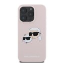 Karl Lagerfeld KLHMP16XSKCHPPLP iPhone 16 Pro Max różowy/pink HC MagSafe Sil Double Heads Print