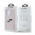 Karl Lagerfeld KLHMP16XSKCHPPLP iPhone 16 Pro Max różowy/pink HC MagSafe Sil Double Heads Print