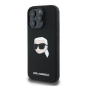 Karl Lagerfeld KLHMP16XSKHPPLK iPhone 16 Pro Max czarny/black HC MagSafe Sil KL Head Print