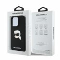 Karl Lagerfeld KLHMP16XSKHPPLK iPhone 16 Pro Max czarny/black HC MagSafe Sil KL Head Print