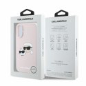 Karl Lagerfeld KLHMP16SSKCHPPLP iPhone 16 różowy/pink HC MagSafe Sil Double Heads Print