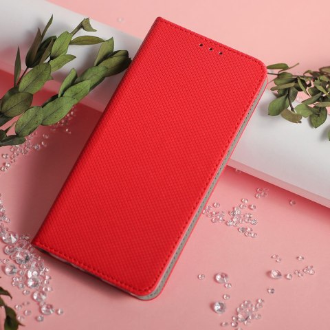 Etui Smart Magnet do Oppo Reno 12F 5G (Global) / 12FS 5G czerwone