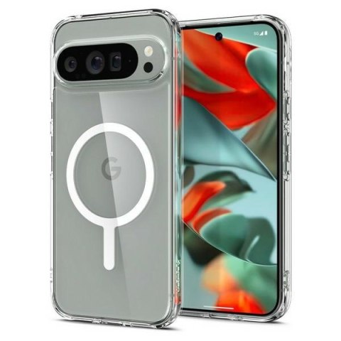 Spigen Ultra Hybrid Google Pixel 9 Pro XL Onetap Ring Magafe biały/white ACS07720