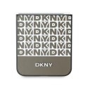 DKNY nakładka do Samsung Galaxy Z Flip6 DK000220 brązowa Repeat Pattern Bottom Stripe