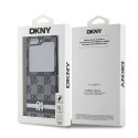 DKNY nakładka do Samsung Galaxy Z Flip6 DK000222 czarna Chequered Pattern Printed Stripes